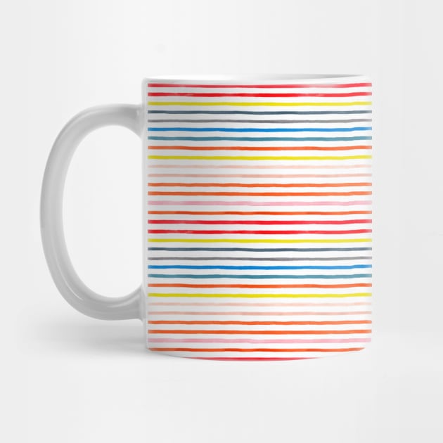 Pocket - Marker Colorful Stripes by ninoladesign